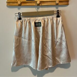 Daily Drills Silky Ivory Shorts